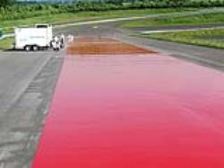 The Porsche test track skid pan by Respol