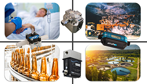 Liquid flow measurement sensors