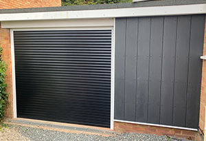 Electric roller shutter garage doors