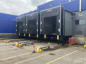 Stertil Dock Products successfully replace 25-year-old dock levellers for world-renowned home brand.