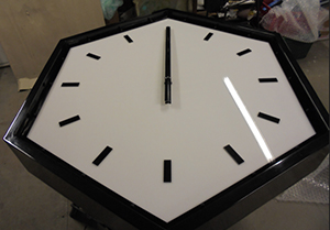 Hexagonal Exterior Clocks