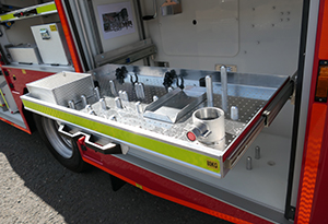 Linear guidance systems adapted to vehicle fittings