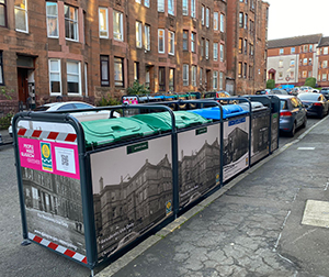 New Glasgow Bin Hubs Help Tackle Waste Management In The City