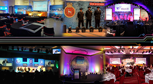 Conference and award presentation sets