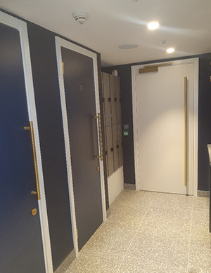 Kemmlit UK Lockers installed at The Leathersellers, London.