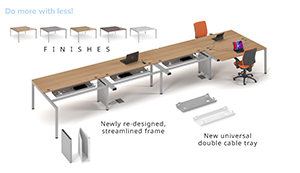 Elegant Bench Desking design, for any space