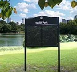 Double Door Varicase Notice Board