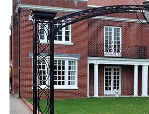 Wrought Iron Gate Overthrows