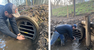Circular Pipe Mounted Gratings 