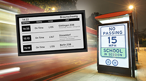 Large format e-Paper display modules offer versatile signage solutions