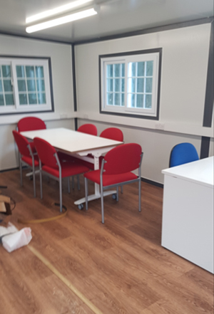 Noel at John Hopkins asked us to furnish a new unit ` their site in Trafford Park, Manchester.