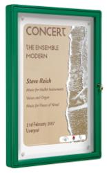 Street Case Classic 58 Notice Board With Lighting