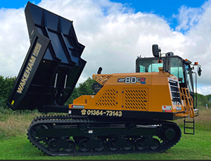 New to the fleet - a Morooka MST80CR rotating tracked dumper.