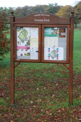 Woodland Oak Double Door Board From The Notice Board Company