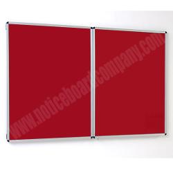 Double Door Lockable Tamperproof Notice Board
