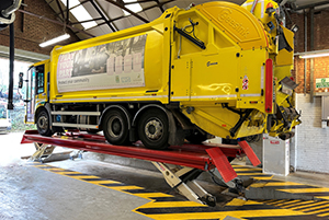 Council chooses Stertil-Koni Skylift for workshop upgrade