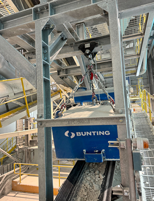 Atherton Materials Handling Installs Bunting Suspension Electro Magnet