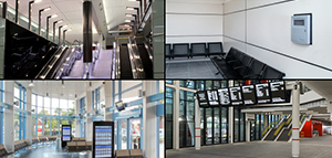On the move - decorative casings for transport hubs