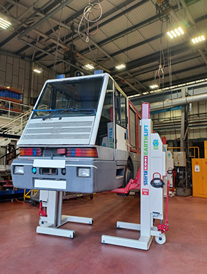 Channel tunnel group enhances maintenance capabilities with Stertil-Koni earthlift