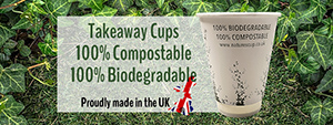 Compostable Coffee Cups - Compostable / Biodegradable Takeaway Hot Drinks Cups