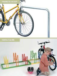 Some of the many bicycle parking solutions available from Greenbarnes