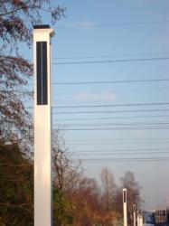 Solar Powered Lamp Post