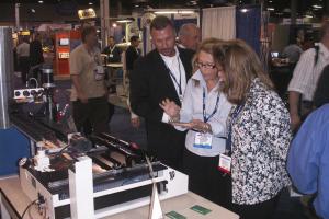 DYMAX BlueWave&reg; LED Prime UVA Spot Curing System and compatible adhesives at the US launch