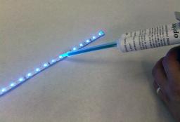Opti-tec adhesives from Intertronics are ideal for LED location