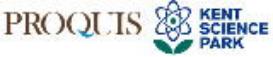 Proquis and Kent Science Park logos