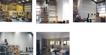 Mezzanine extension to existing concrete mezzanine