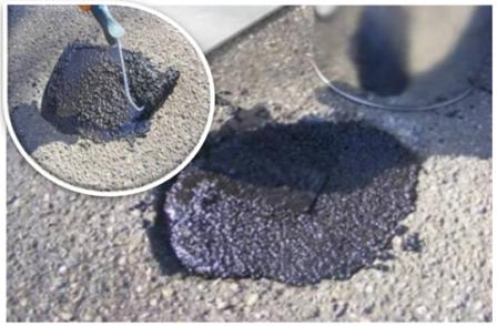 Degafill&trade; permanent pothole repair