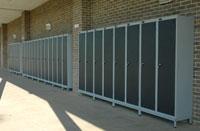 Outdoor Lockers for John Hampden Grammer School