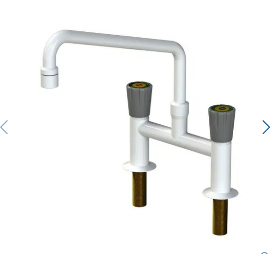 H Pattern Mixer Tap With Movable Swan Neck and Aerator Nozzle - 900078