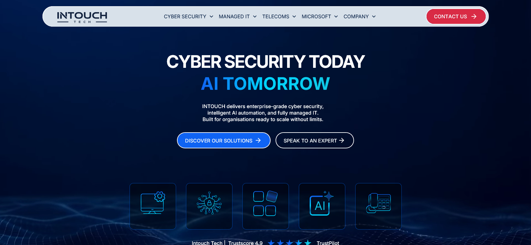 INTOUCH TECH Website Screenshot 001