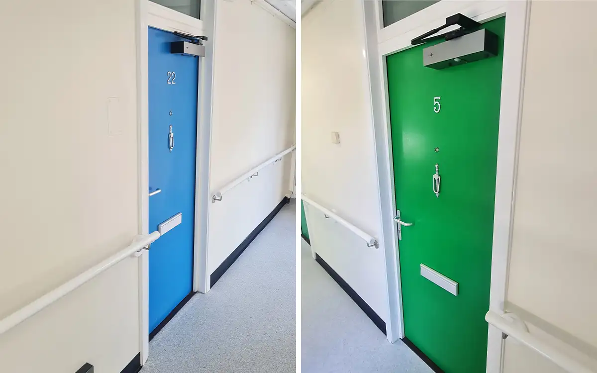 Freedor door closers in social housing