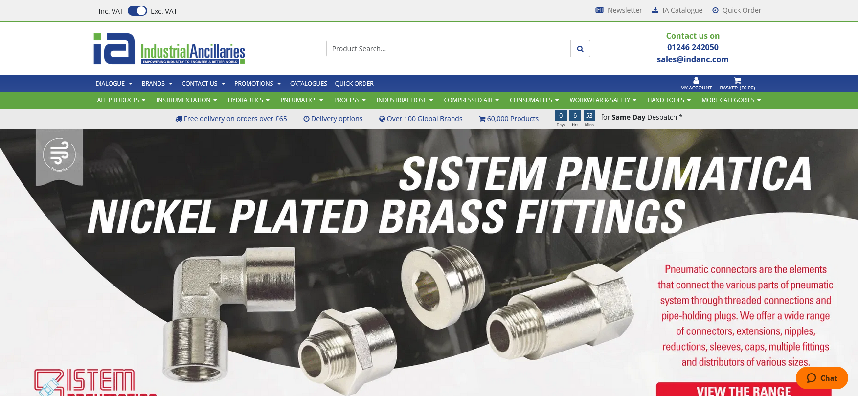 Industrial Ancillaries Ltd Website Screenshot 001