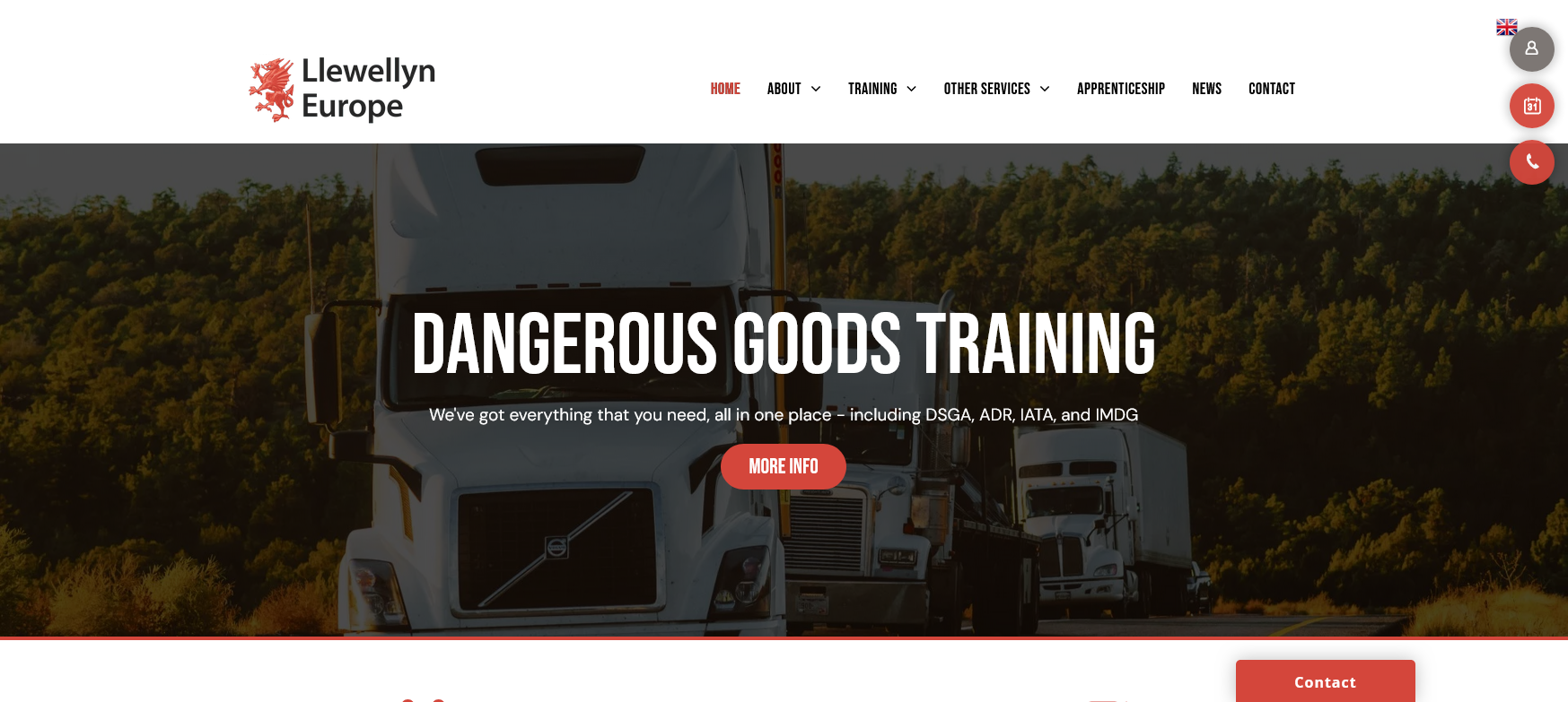 Llewellyn (Safety Advisors) Europe Ltd Website Screenshot 001