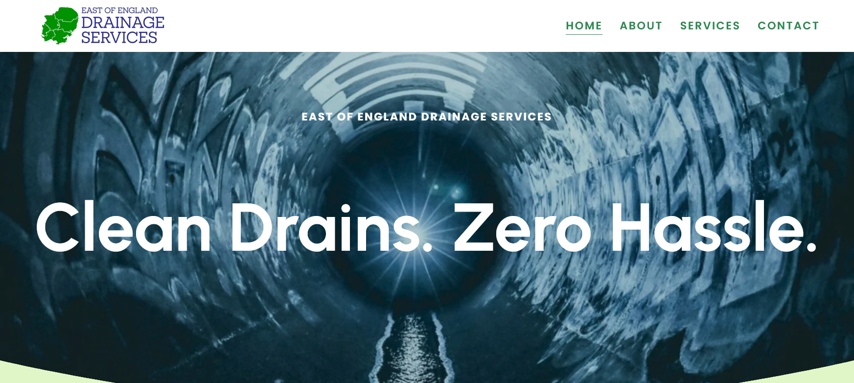 East of England Drainage Services Ltd Website Screenshot 001