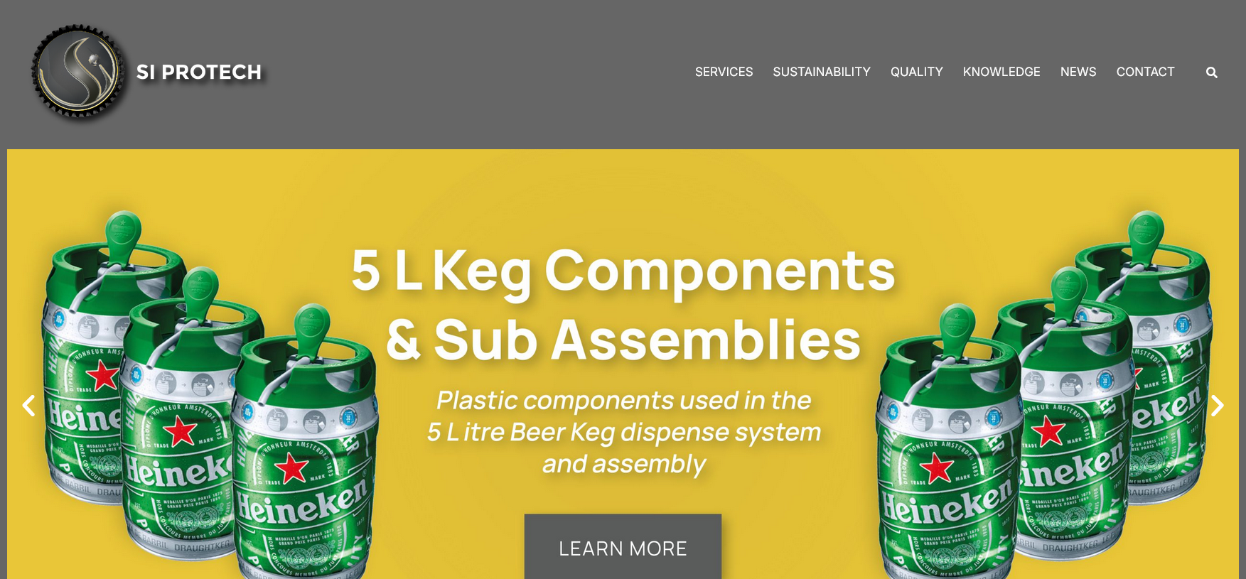 SI Protech (UK) Ltd Website Screenshot 001