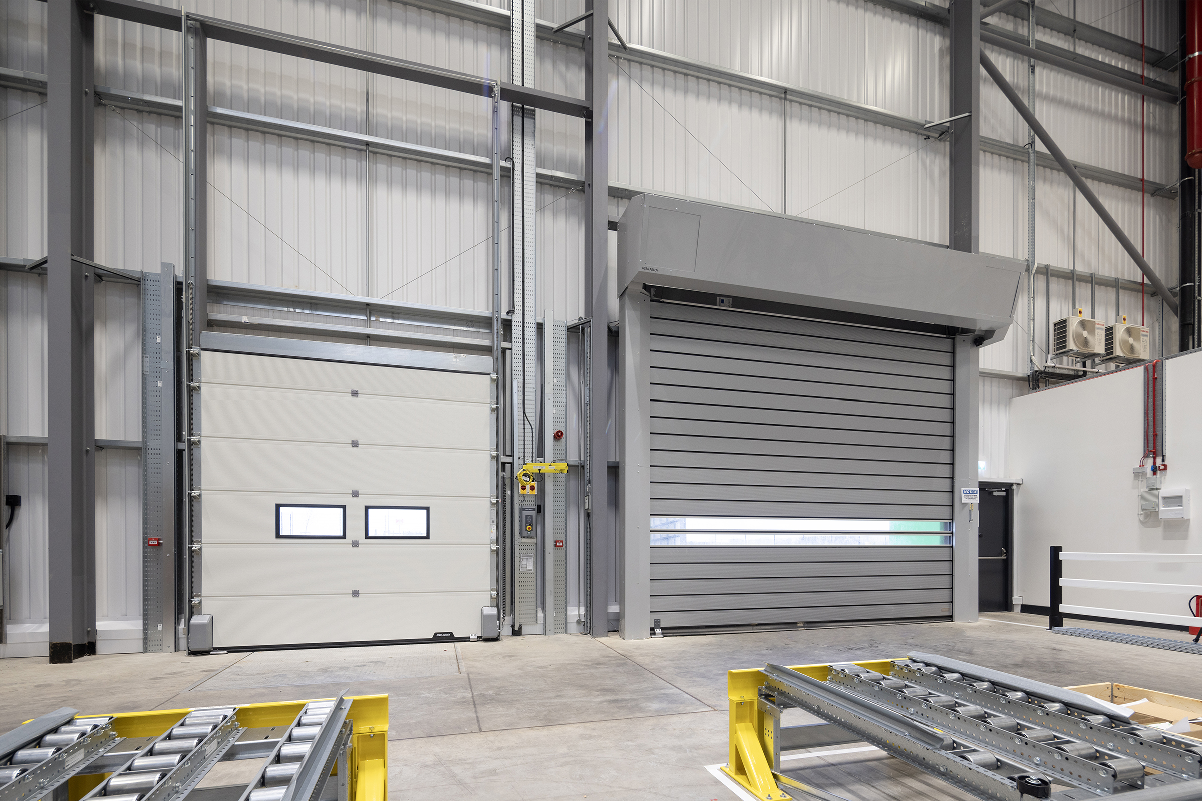 loading bays, industrial doors, assa abloy entrance systems