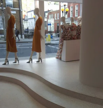 Case Studies: Resin Terrazzo Flooring in Emilia Wickstead London Shop
