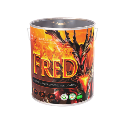 FRED - Fire Retardant Thermal Barrier Intumescent Coating (Class A2-S1, D0) Timber & Spray Foam