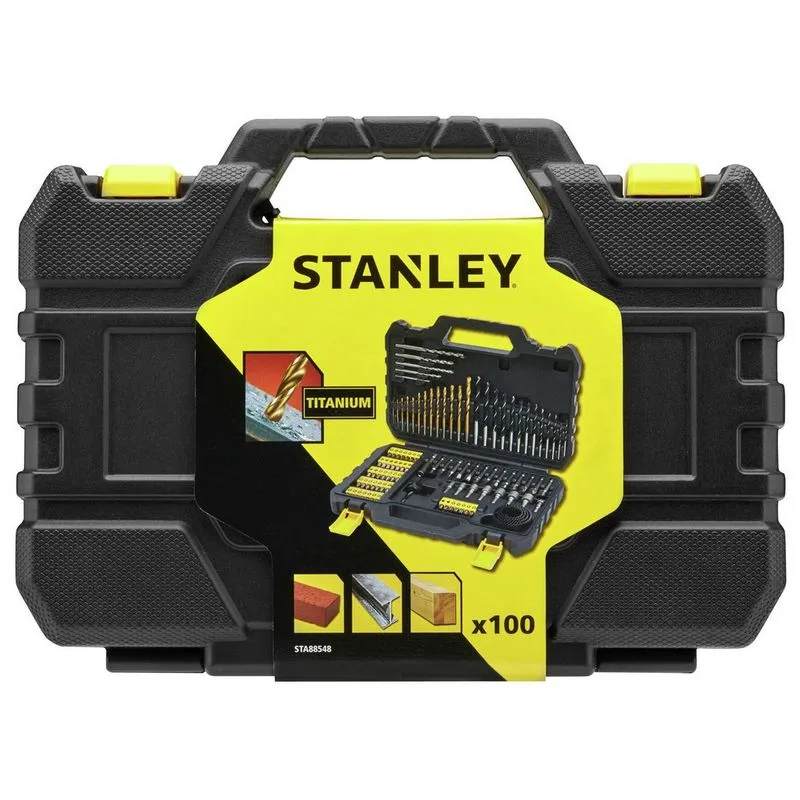 Stanley 100 Piece Drill Bit Set