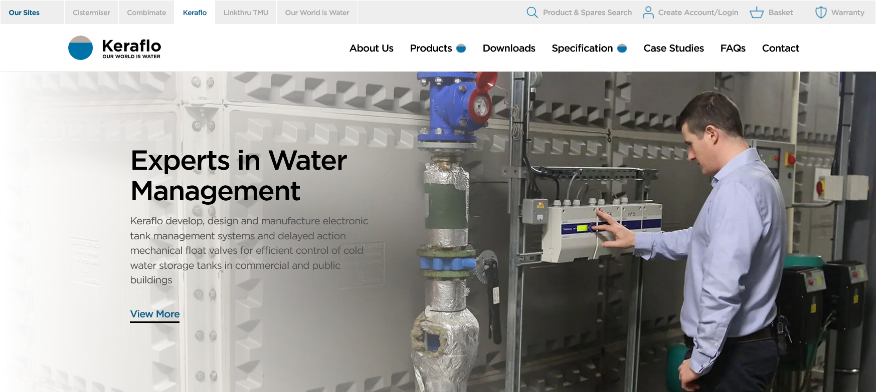 Keraflo Ltd Website Screenshot 001