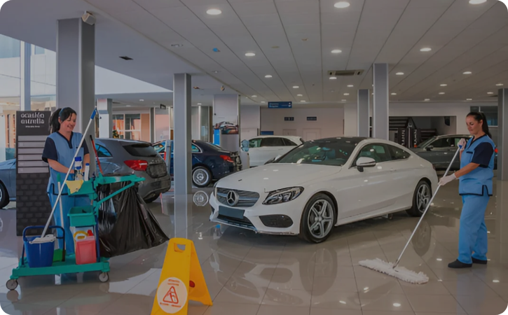 Professional Car Dealership & Showroom Cleaning in London, UK