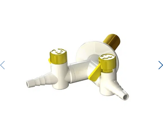 Two Way Wall Mounted Drop Lever Gas Tap - 900036