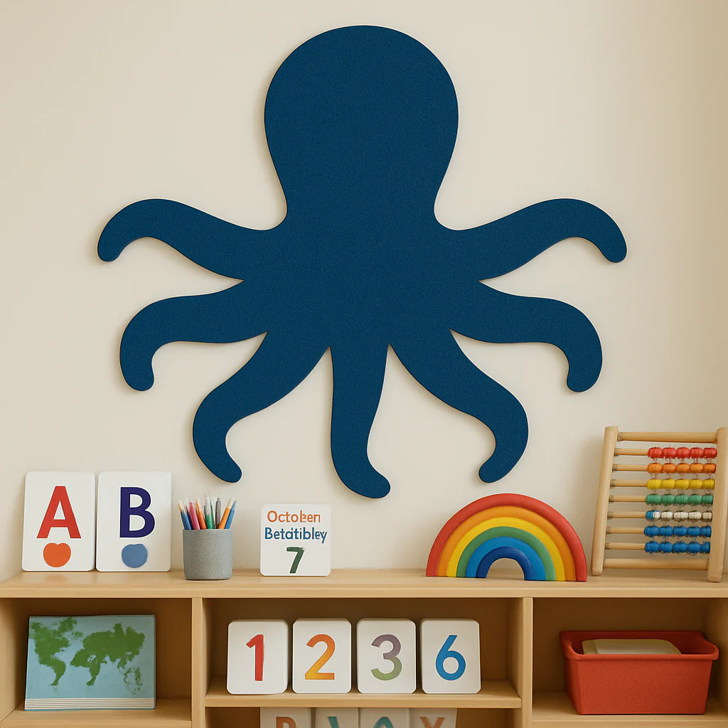 Octopus Shaped Polycolour Board