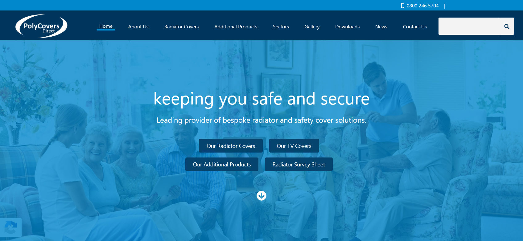 PolyCoversDirect Ltd Website Screenshot 001