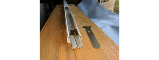 Easily used with Plastic Trunking