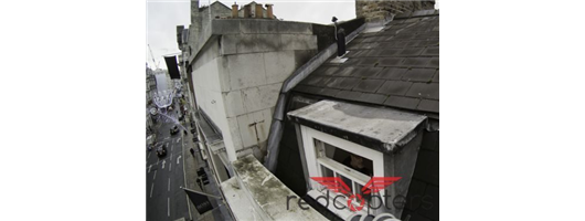 A roof survey with our polecam